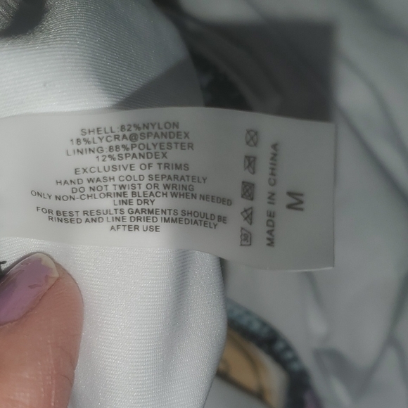 Nwot Eomenie One Piece Swimsuits for Women Cutout Tie Back, Side Monokini Halter - Picture 4 of 4